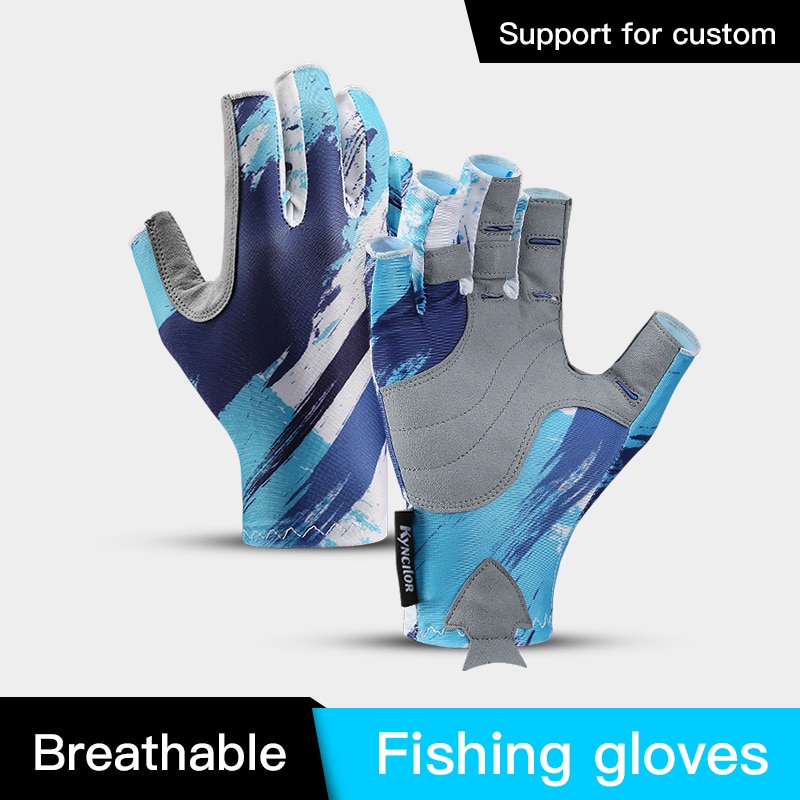 Fishing Equipment In China - Fishing Gloves Men Women Half-finger Non-slip