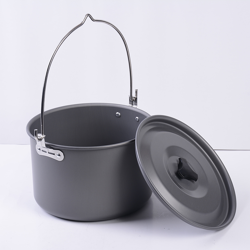 Fishing Equipment Kitchener - 4L Camping Hanging Pot Cookware Outdoor