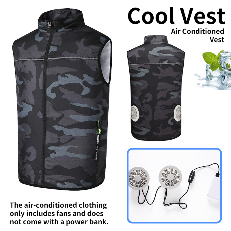 Fishing Equipment In China - Summer Cooling Air-Conditioned Clothing: Fan-Equipped Vest