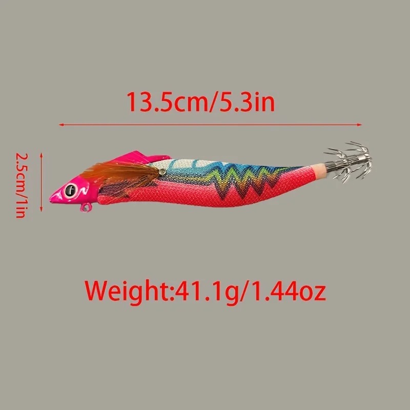 1 Pc Luminous Wood Shrimp Squi - đánh giá và giá Fishing Equipment Clearance