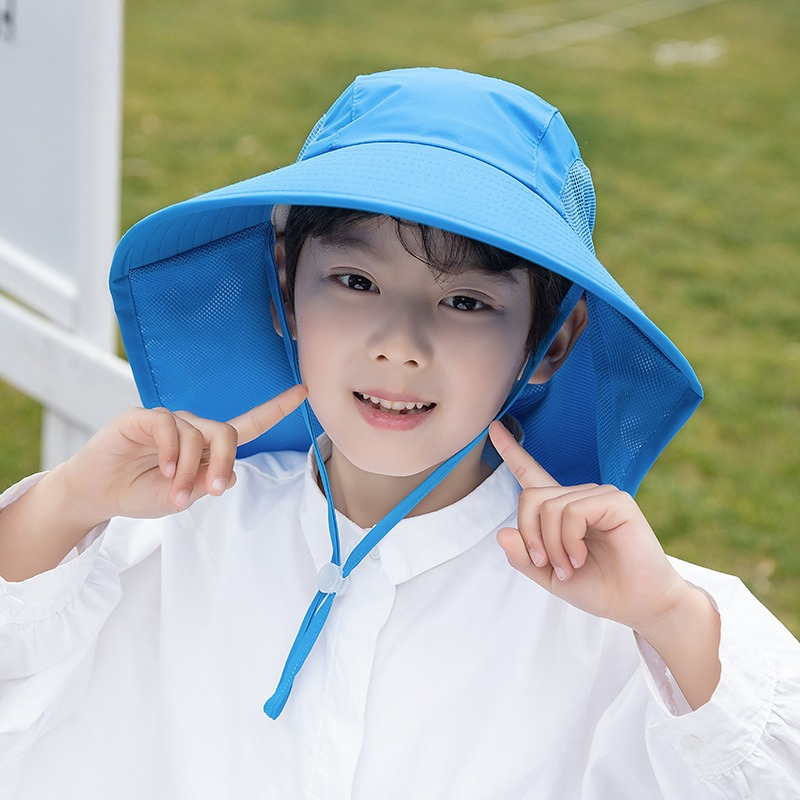 Kids Sun Hat with Neck Flap UV - đánh giá và giá Fishing Equipment For Kids