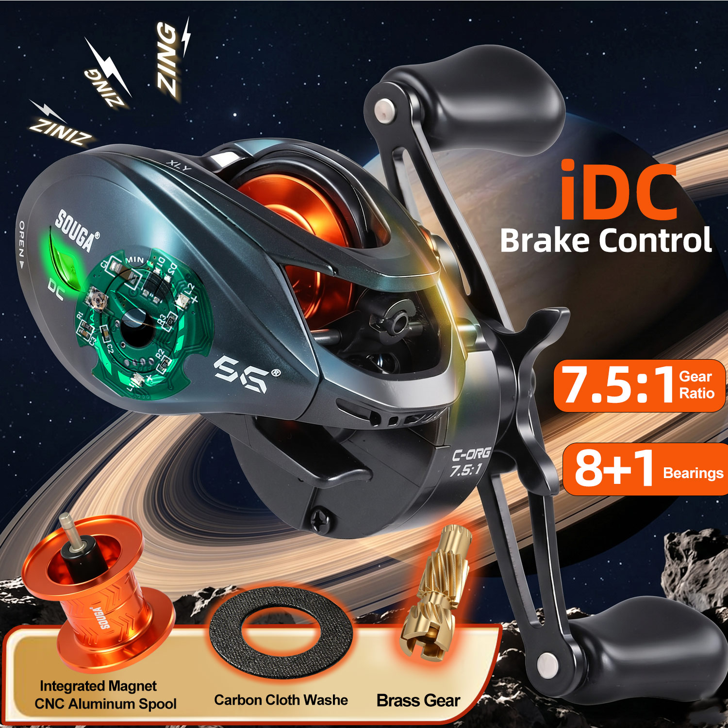 Sougayilang ORG-DC iDC Electro - đánh giá và giá Electric Fishing Reel