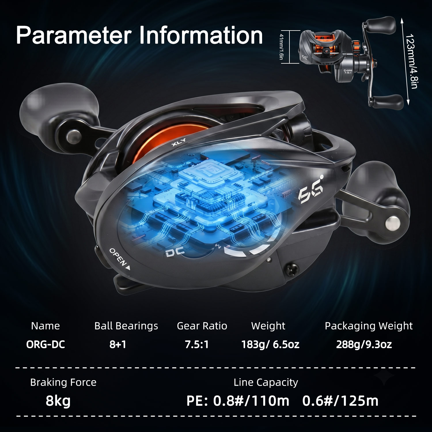 Sougayilang ORG-DC iDC Electro - đánh giá và giá Electric Fishing Reel