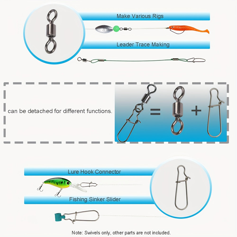 95/210 PCS Set Fishing Connect - đánh giá và giá Fishing Equipment For Beginners