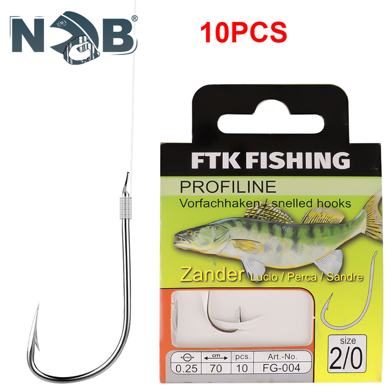 FTK 10PCS/pack 70cm Pre-Tied F - đánh giá và giá Snell Fishing Rig
