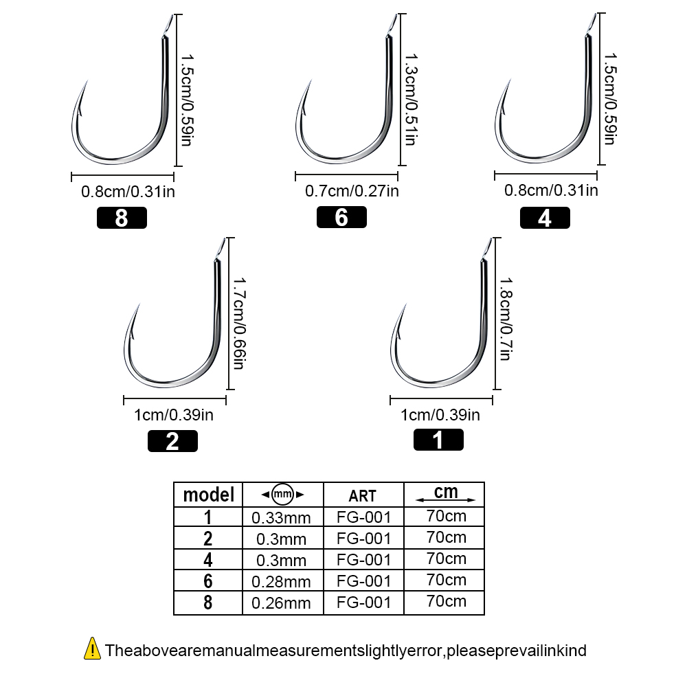 FTK 10PCS/pack 70cm Pre-Tied F - đánh giá và giá Snell Fishing Rig