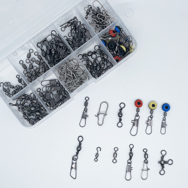 115pcs Fishing Swivel Connecto - đánh giá và giá Fishing Equipment Set