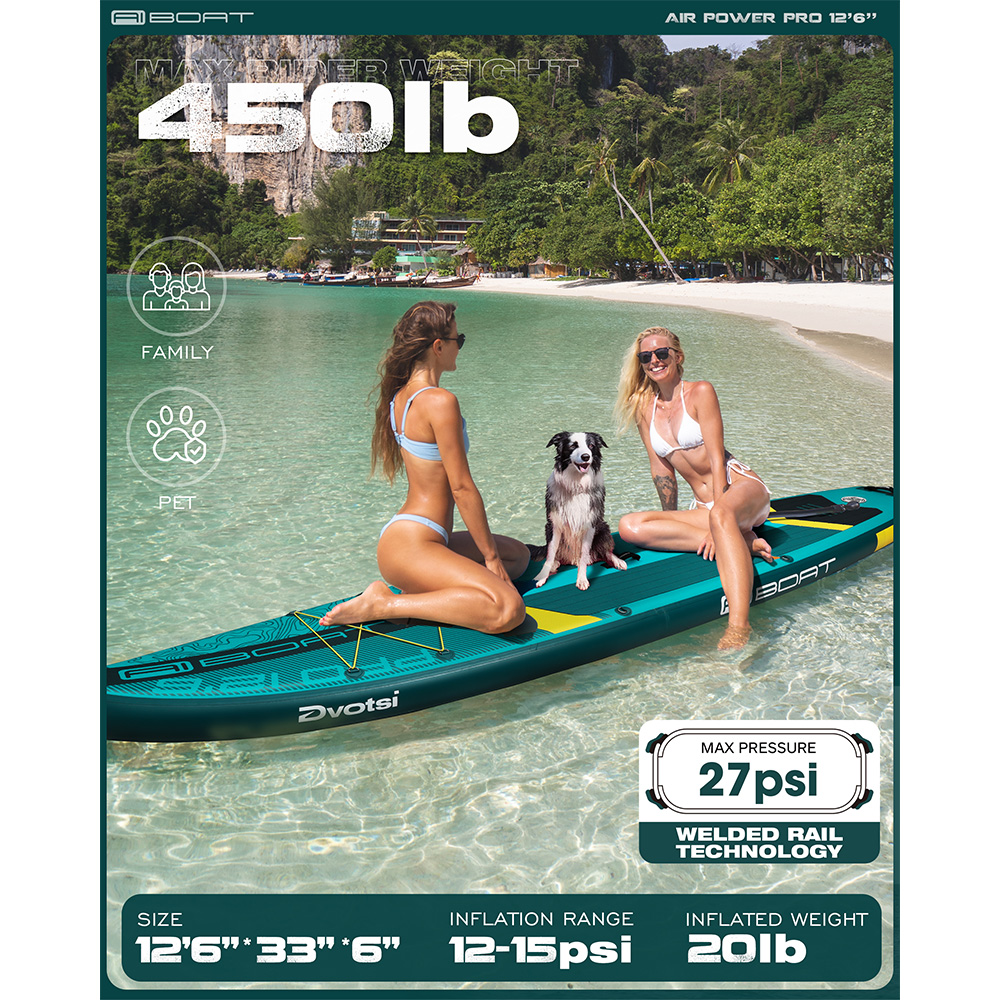 AIBOAT Green Pro SUP Waterproo - đánh giá và giá Fishing Equipment For Beginners