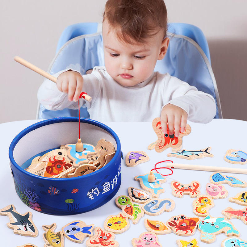 Wooden Magnetic Fishing Toys f - đánh giá và giá Fishing Equipment For Kids