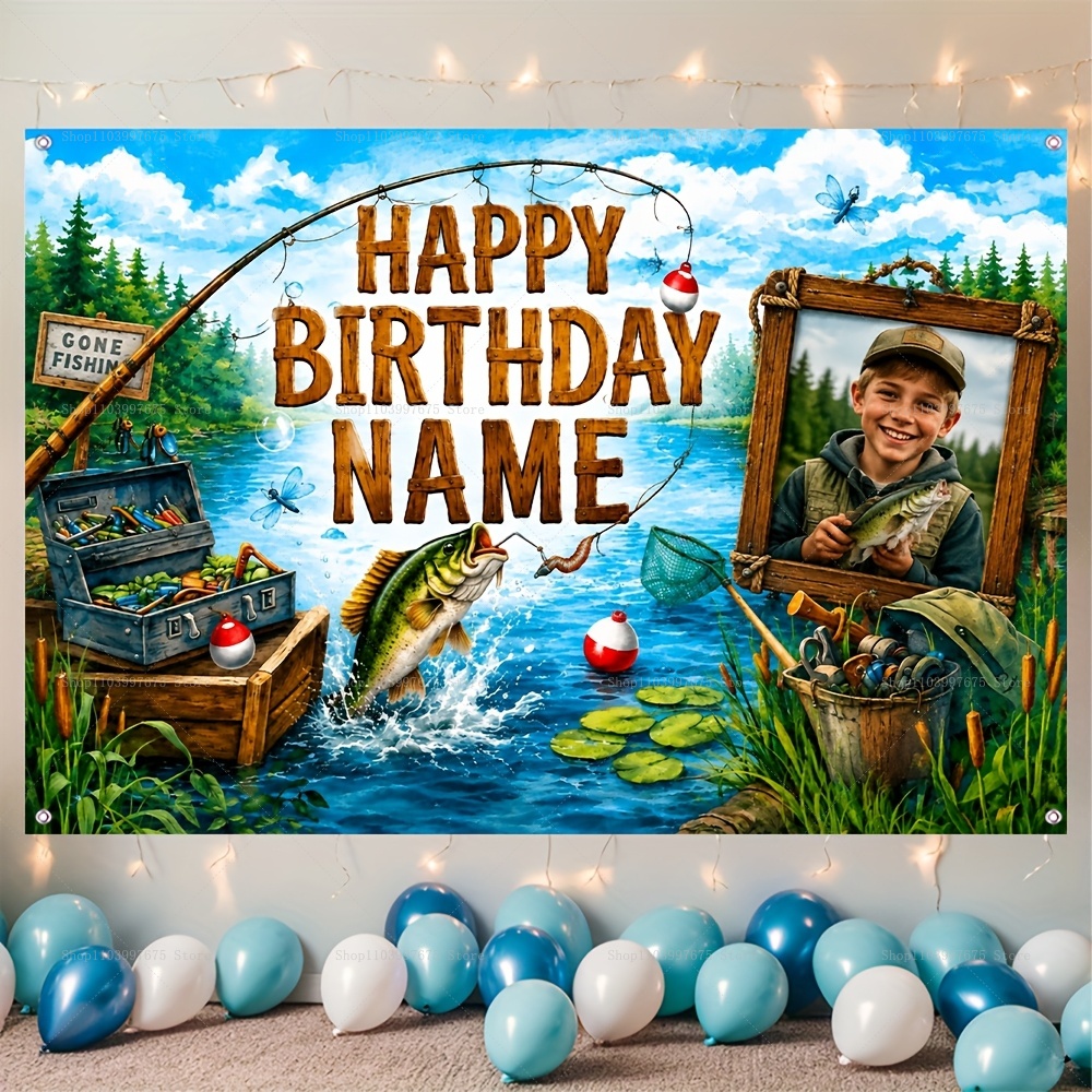 Custom Name Photo fishing-them - đánh giá và giá Fishing Equipment For Kids