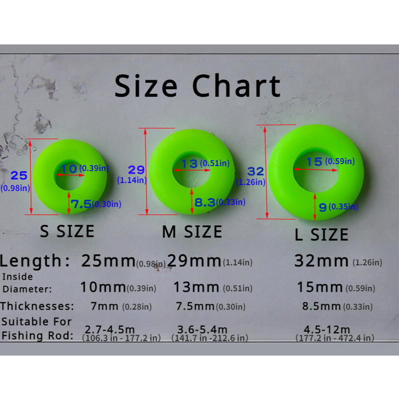 10 Pcs Rod Clip Silicone High  - đánh giá và giá Fishing Equipment Clearance