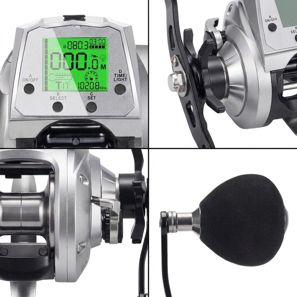Electric Fishing Wheel TX1200  - đánh giá và giá Electric Fishing Reel