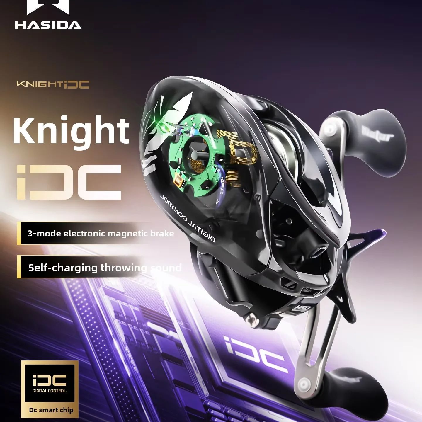 HASIDA Knight DC Baitcasting R - đánh giá và giá Electric Fishing Reel
