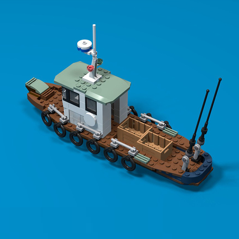 Classic Fishing Boat Model MOC - đánh giá và giá Fishing Equipment For 6 Year Old